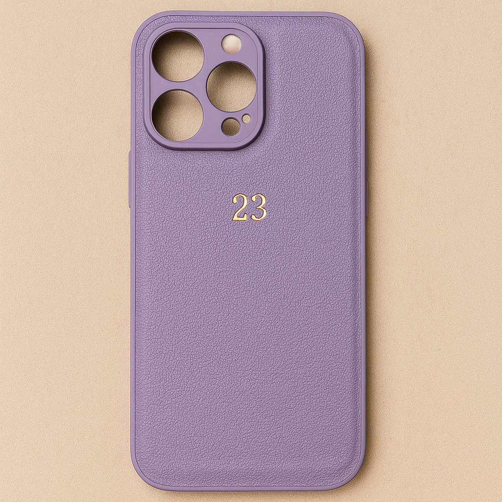 Elysian Leder Handyhülle – Lila