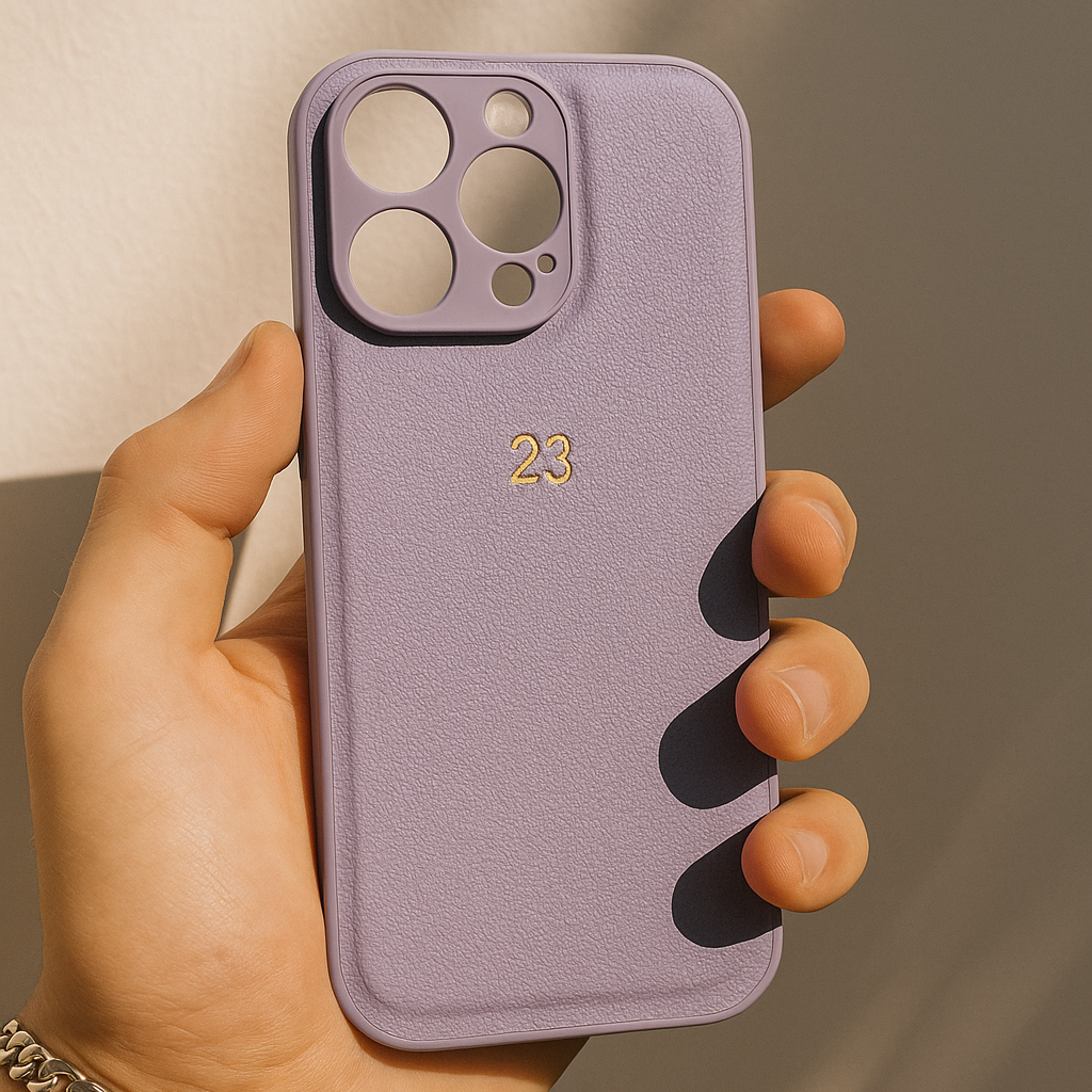 Elysian Leder Handyhülle – Lila