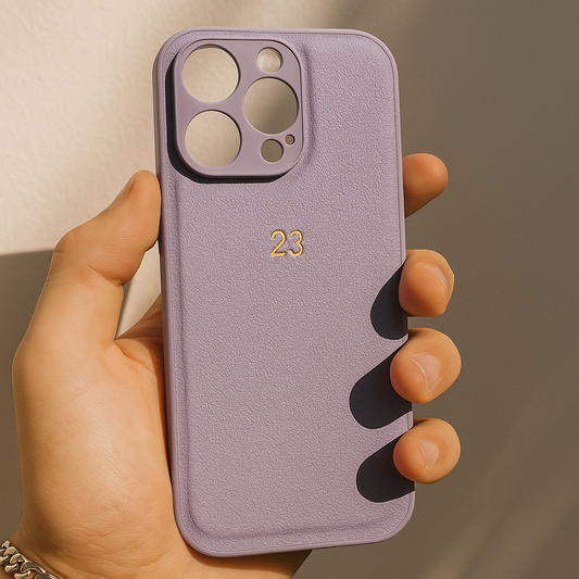 Elysian Leder Handyhülle – Lila