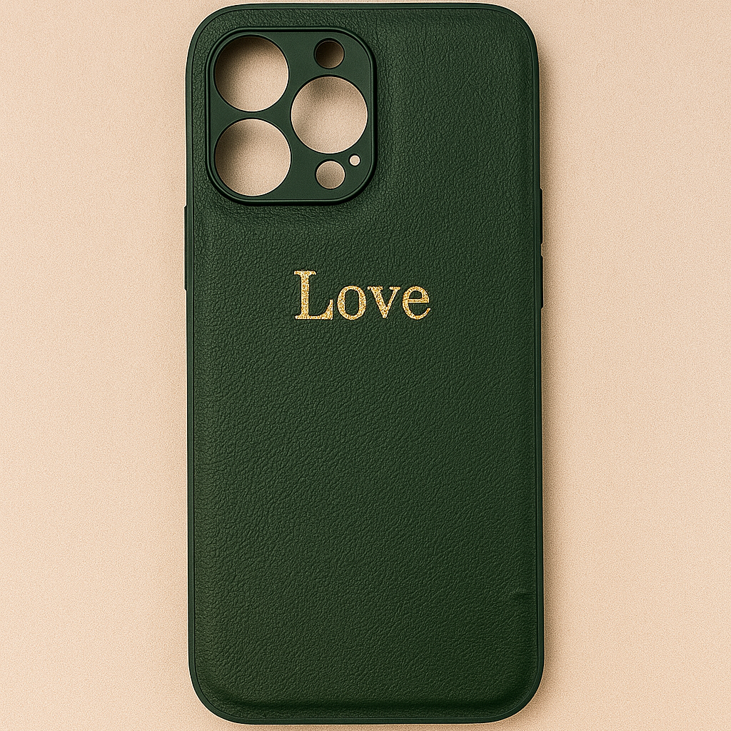 Elysian Leder Handyhülle – Grün